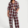 Flannel Long Pajama Set