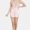 Zivame Lace Babydoll With Thong - Peach Pearl - Image 2